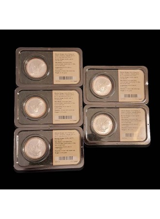 2006 American Eagle Silver Dollar Uncirculated 5 Pack